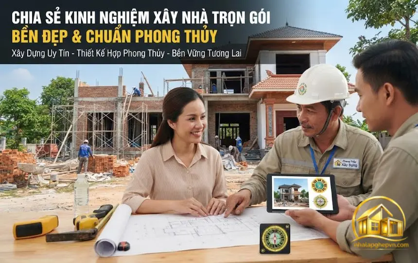 Chia Sẻ Kinh Nghiệm Xây Nhà Trọn Gói Bền Đẹp & Chuẩn Phong Thủy