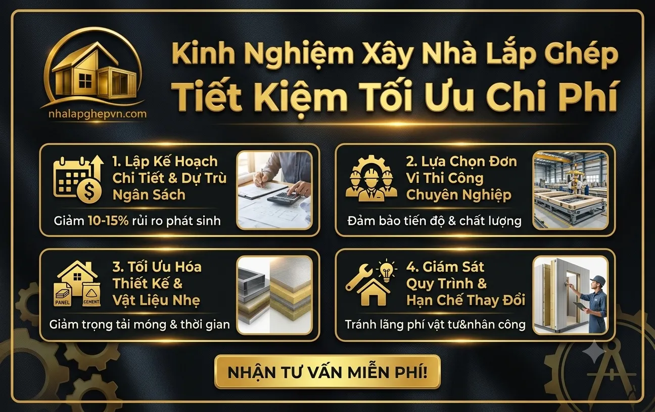 Kinh Nghiệm Xây Nhà Lắp Ghép Tiết Kiệm Tối Ưu Chi Phí