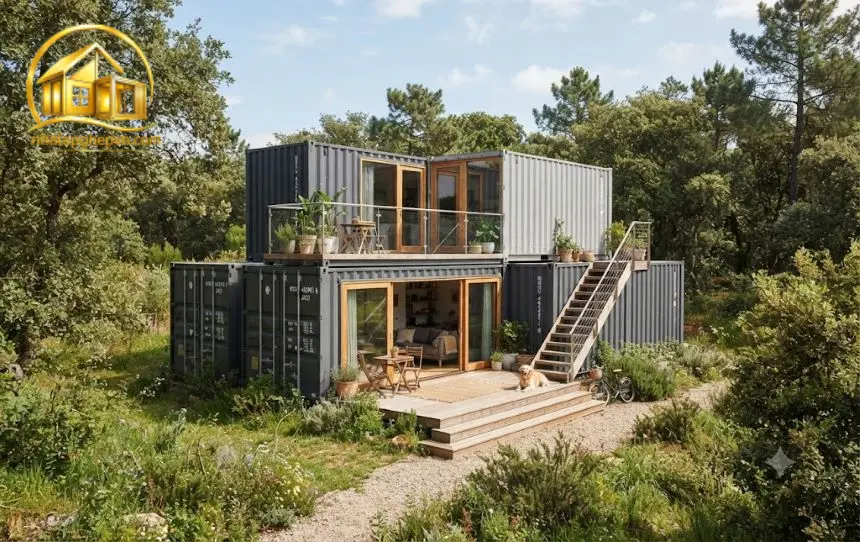 Thiết Kế Thi Công Nhà Container