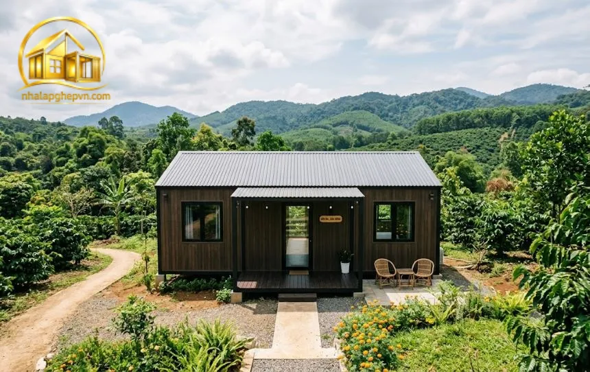 Thiết Kế Thi Công Nhà Lắp Ghép Tại Đăk Mil - Đăk Nông