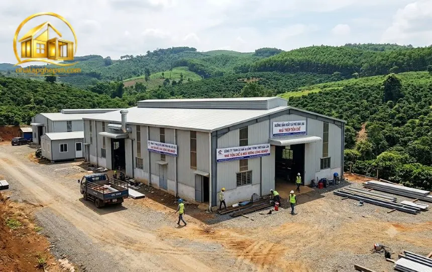 Thiết Kế Thi Công Nhà Tiền Chế Nhà Xưởng Tại Đắk Lắk