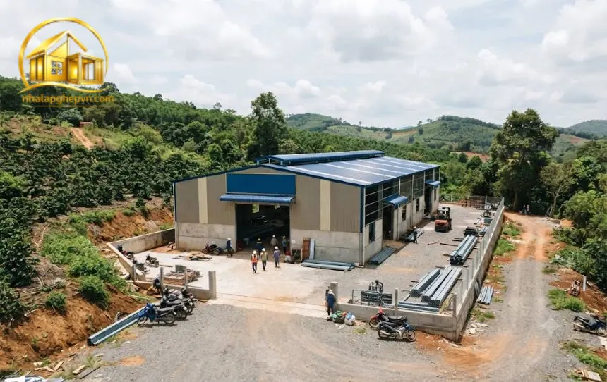 Thiết Kế Thi Công Nhà Tiền Chế Nhà Xưởng Tại Đắk Nông