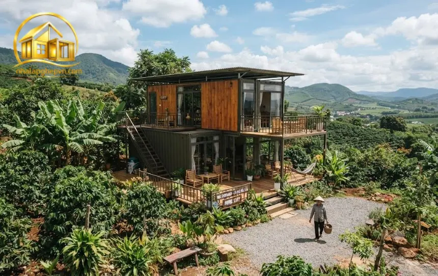 Thiết Kế Thi Công Nhà Container Tại Đắk Lắk