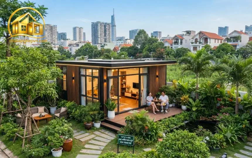 Thiết Kế Thi Công Nhà Vườn View Đẹp Giữa Thành Phố 